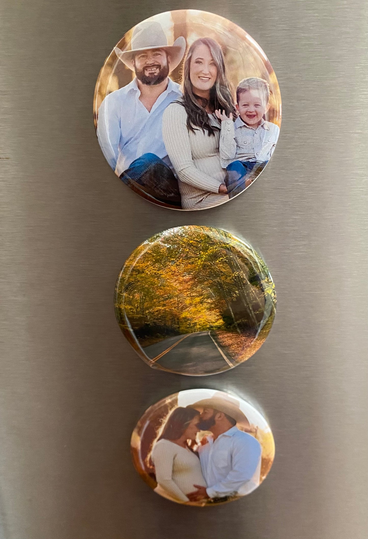 Custom Photo Magnets - Set of 9 - Memory Lane Magnets