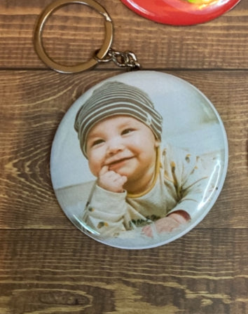 Custom Photo Keychains - Set of 12 - Memory Lane Magnets